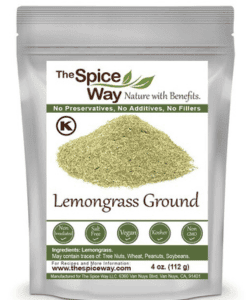 ground lemongrass for making fever grass tea