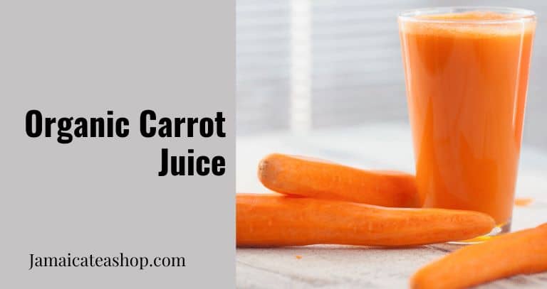 organic carrot juice in a glass along with other carrots